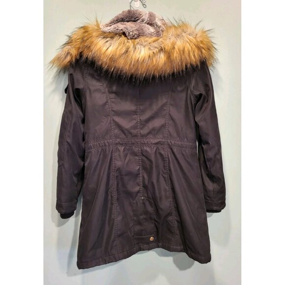 1 Madison Expedition Heritage Collection Black Hooded Parka Winter Coat Sz S - Picture 6 of 9